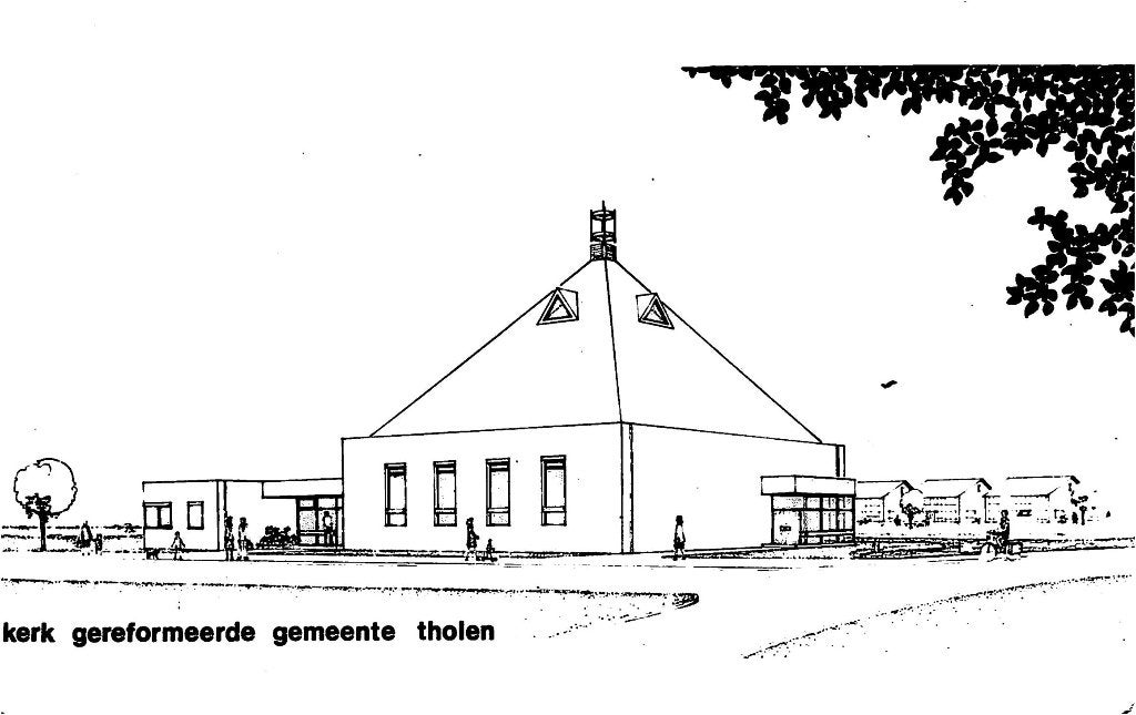 378-305-053 Tholen  Kerk Gereformeerde Gemeente, Verzenden, Voor 1920, Zeeland