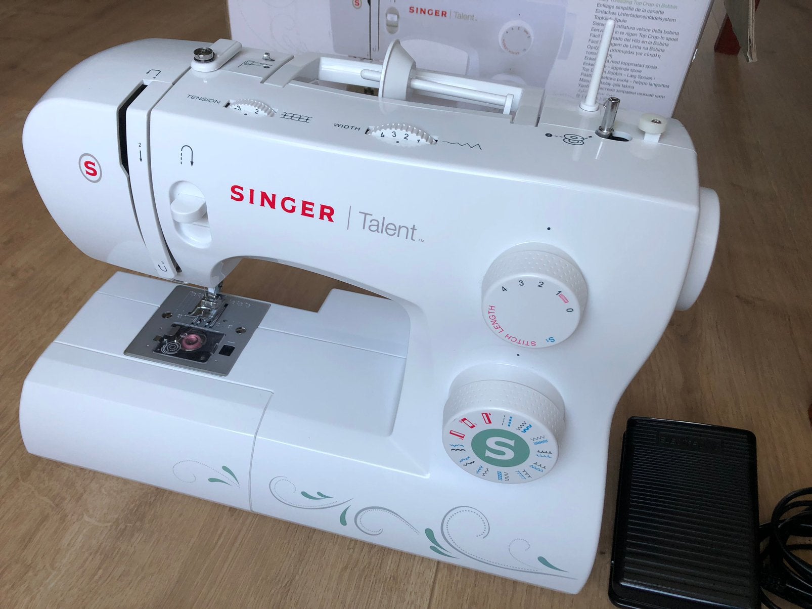 Singer Talent 3321 zo goed als nieuw, Ophalen of Verzenden, Zo goed als nieuw, Naaimachine, Singer