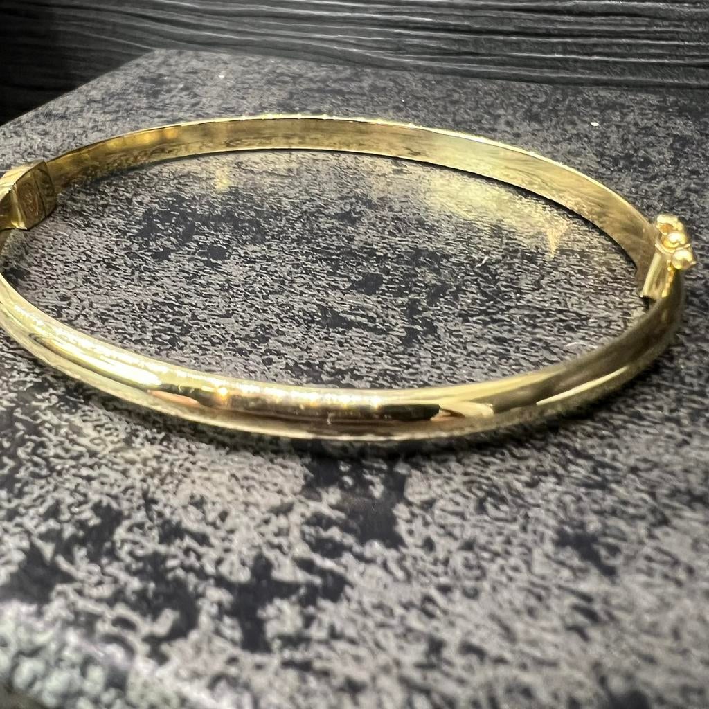 14 karaat gouden slavenarmband dames prachtig model, Ophalen of Verzenden, Zo goed als nieuw, Goud