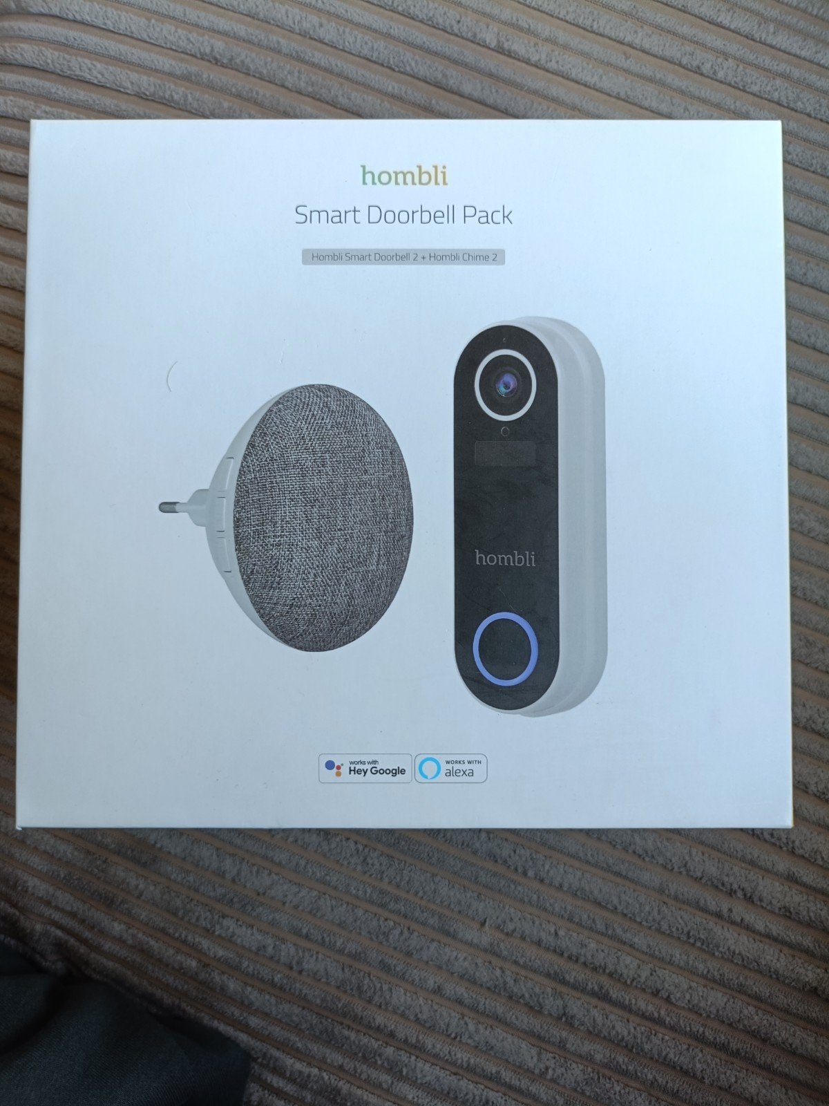 Hombli Smart Deurbel Pack 2 + Chime 2 - Nieuwstaat, Huis en Inrichting, Ophalen of Verzenden, Ingebouwde camera, Zo goed als nieuw