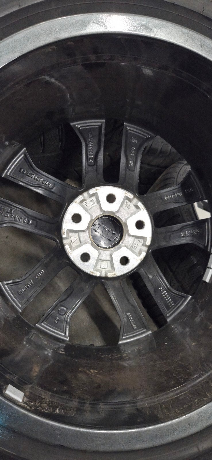 Foto 7 van 18" Audi A3 S3 VW Golf Seat Leon velgen winterbanden zgan
