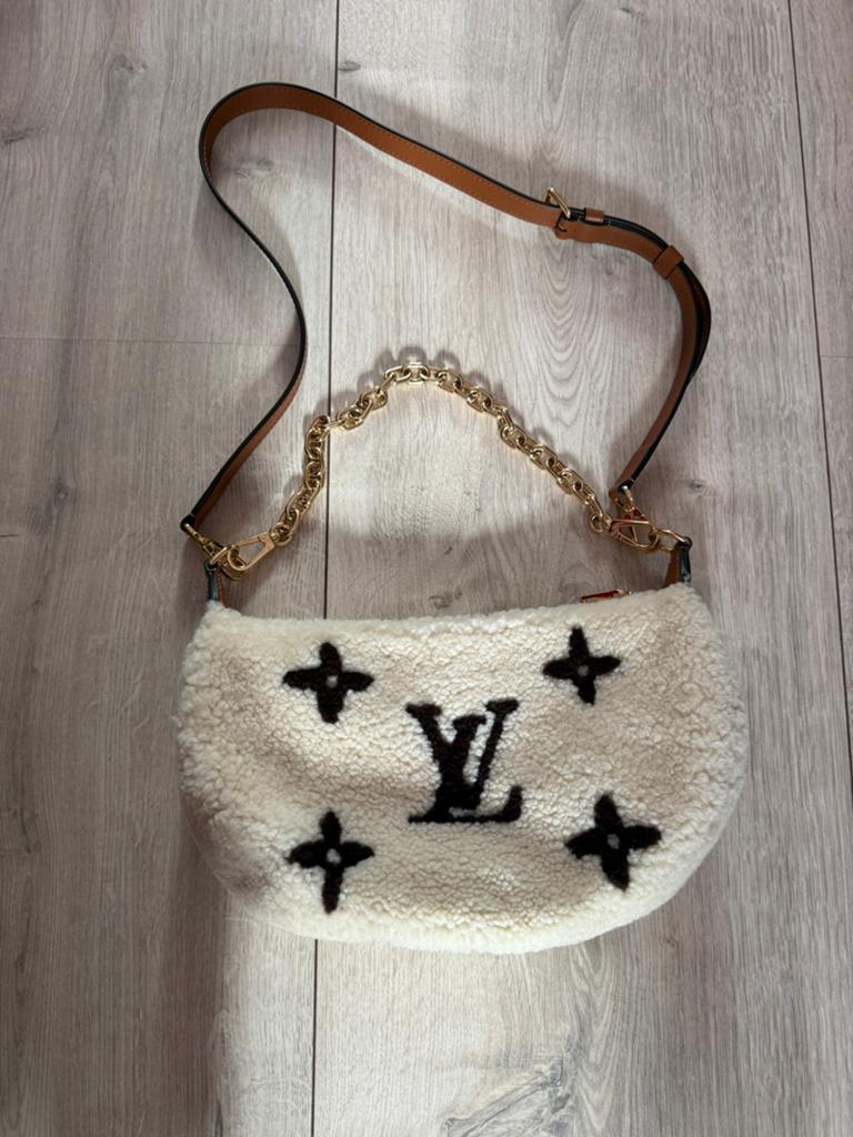 Louis Vuitton Shearling Shoulder bag, Ophalen, Zo goed als nieuw, Bruin, Schoudertasje