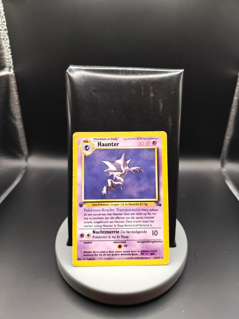 Haunter 21/62 Fossil - Pokemon Kaart - Nederlands, Hobby en Vrije tijd, Verzamelkaartspellen | Pokémon, Ophalen of Verzenden, Zo goed als nieuw