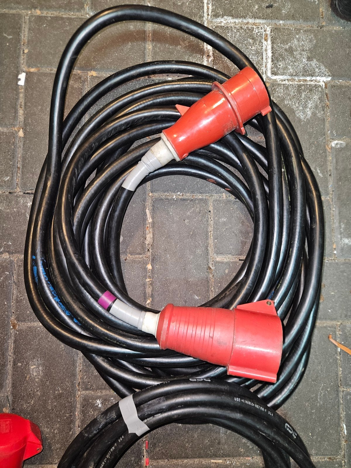 Krachtstroomkabels en Verloopstukken 16A, 32A, 63A, Doe-het-zelf en Verbouw, Elektra en Kabels, Ophalen, Kabel of Snoer