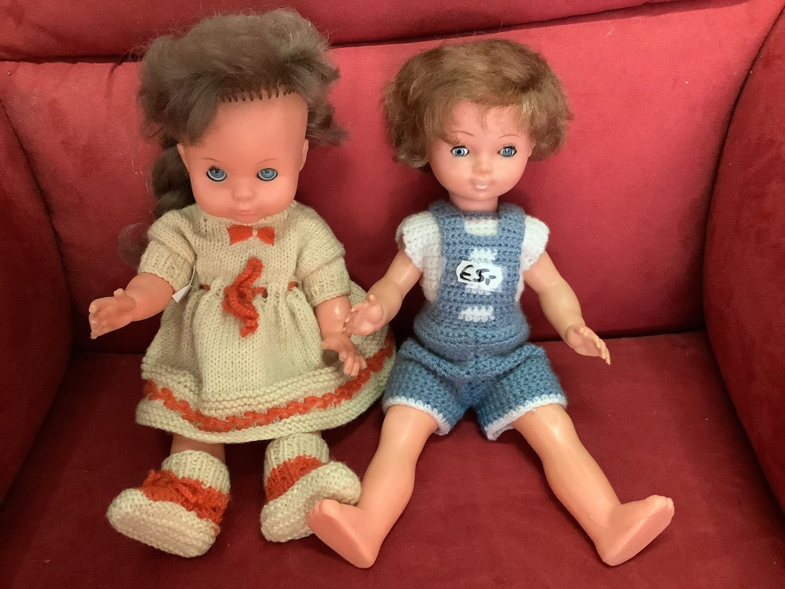 Oude Bella poppen - set van 2, Verzamelen, Ophalen of Verzenden, Gebruikt, Pop