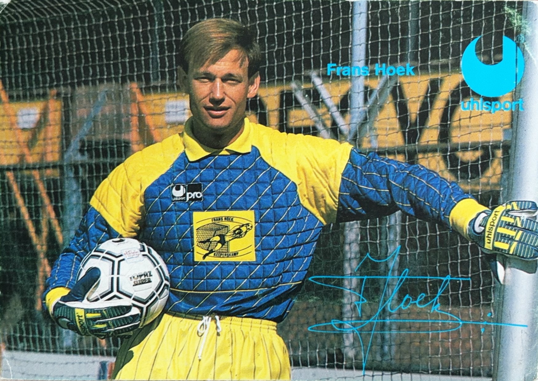 Spelerskaart Frans Hoek met gedrukte handtekening, Verzamelen, Sportartikelen en Voetbal, Ophalen of Verzenden, Zo goed als nieuw