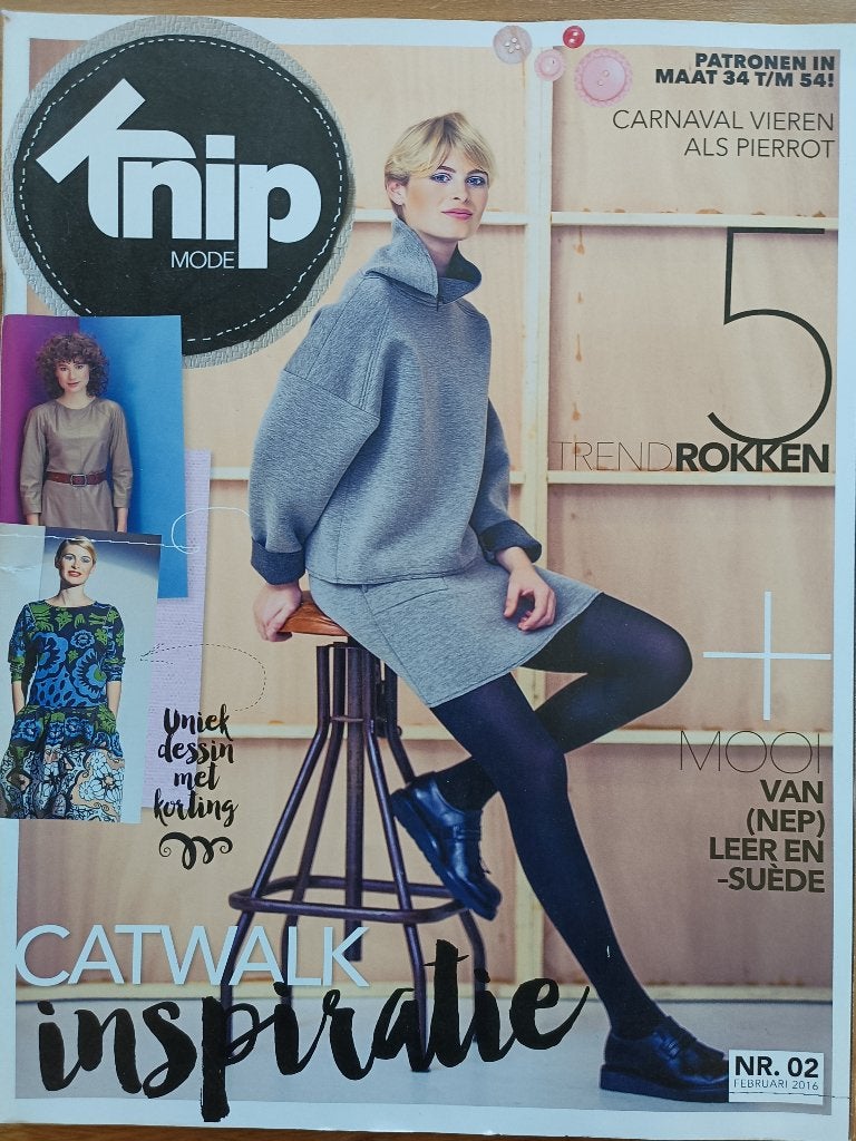 Knipmode februari 2016  Catwalk Inspiratie, Overige typen, Vrouw, Nieuw, Ophalen of Verzenden