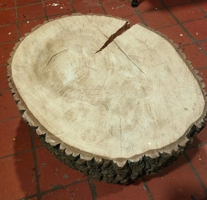 boomstamtafel met wielen 80x68, Ophalen