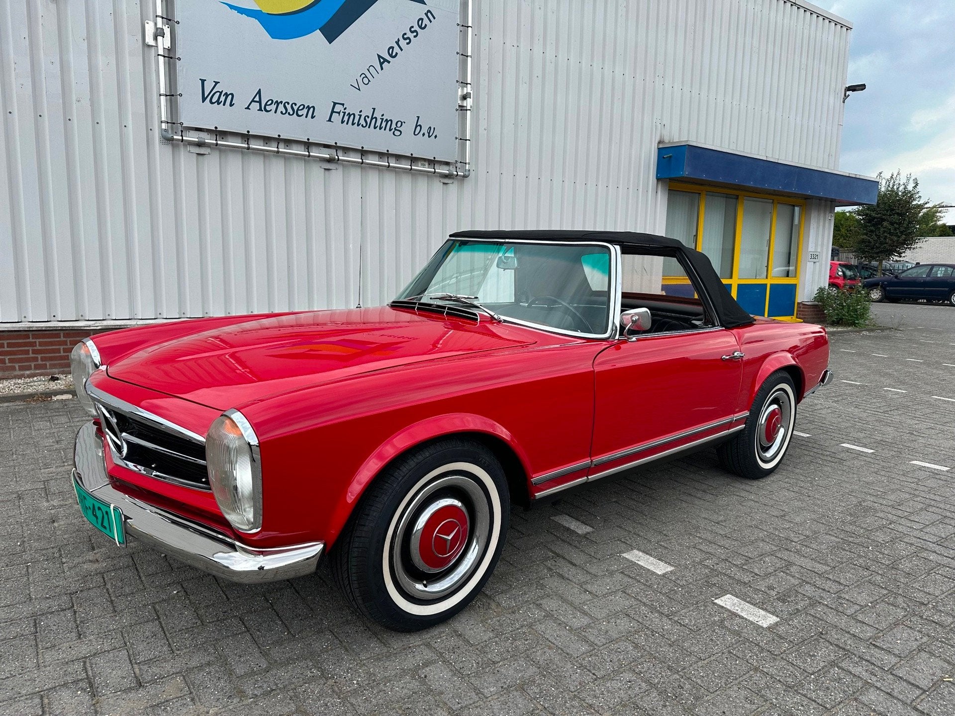 Mercedes-Benz SL-klasse 230sl, Auto's, Achterwielaandrijving, Gebruikt, Zwart, 2300 cc
