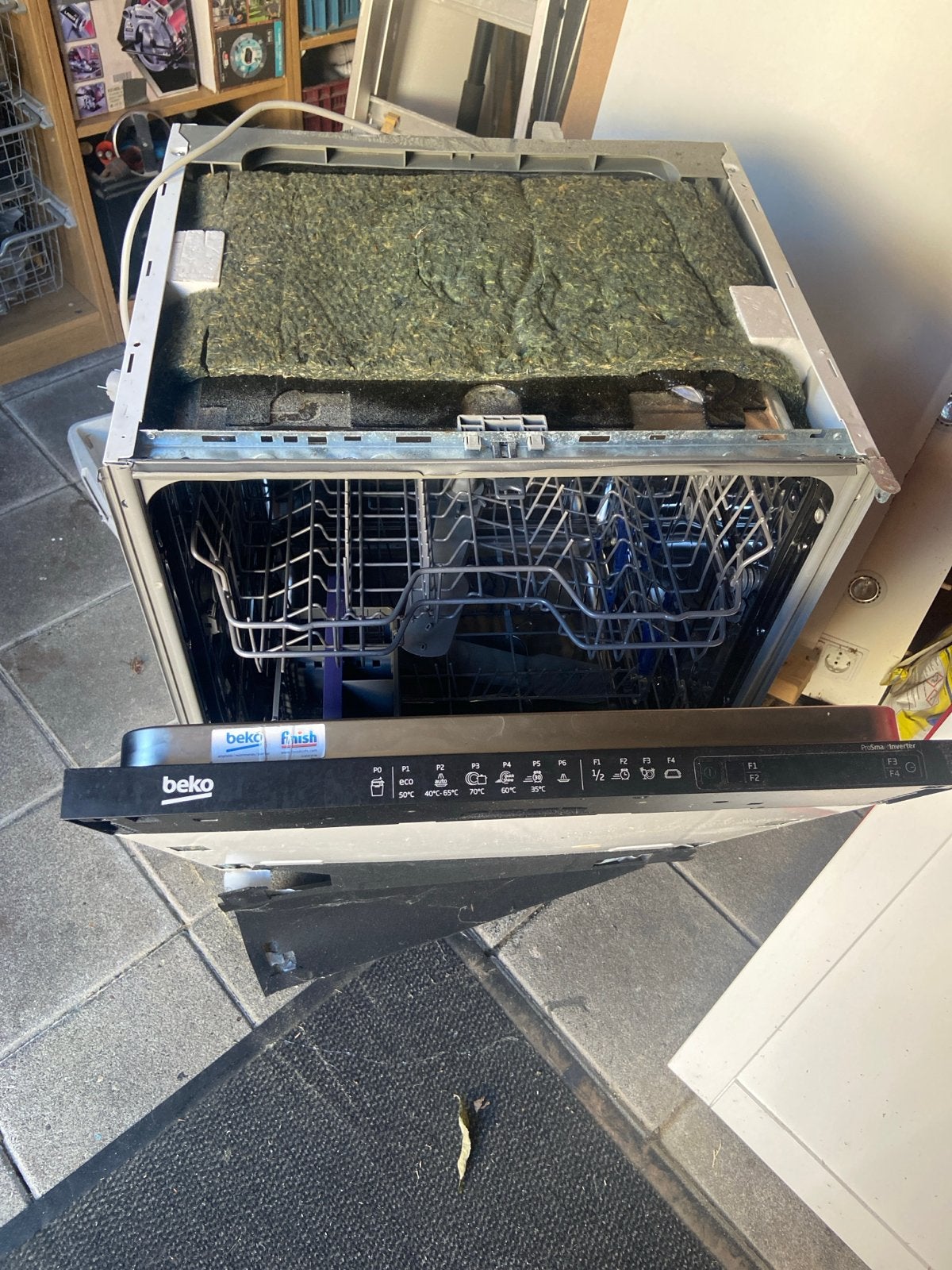 Vaatwasmachine, Ophalen, Gebruikt, Minder dan 85 cm, 60 cm of meer