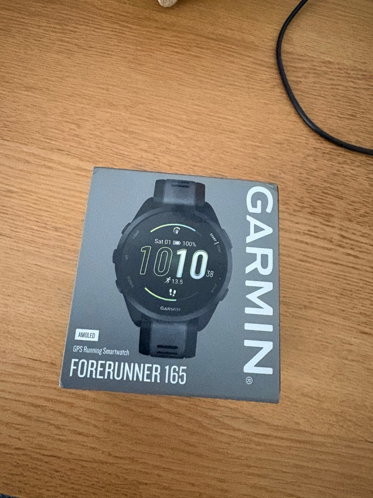 Garmin Forerunner 165 GPS Running Smartwatch, Afstand, Zwart, Nieuw, Ophalen of Verzenden