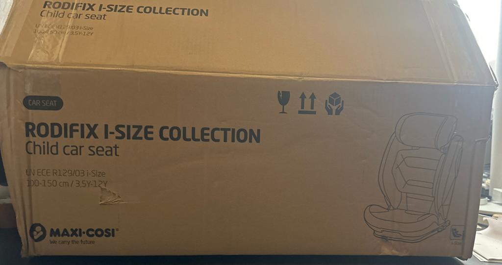Maxi-Cosi RodiFix i-Size autostoel - nieuw, Autogordel of Isofix, 15 t/m 36 kg, ., Nieuw