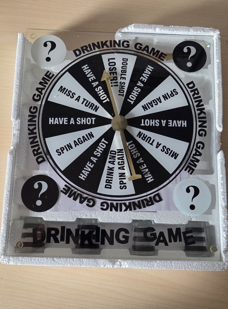 Shot Spinner – Wheel of shot  Drankspel, Een of twee spelers, Ophalen of Verzenden, Nieuw
