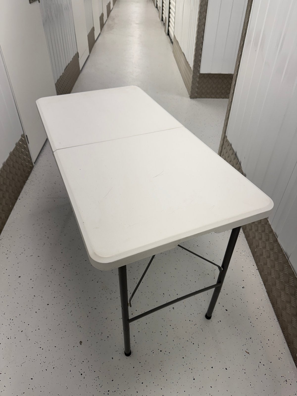 Opvouwbare Blowmold Tafel - 160x80 cm, Ophalen, Gebruikt, Rechthoekig, Kunststof