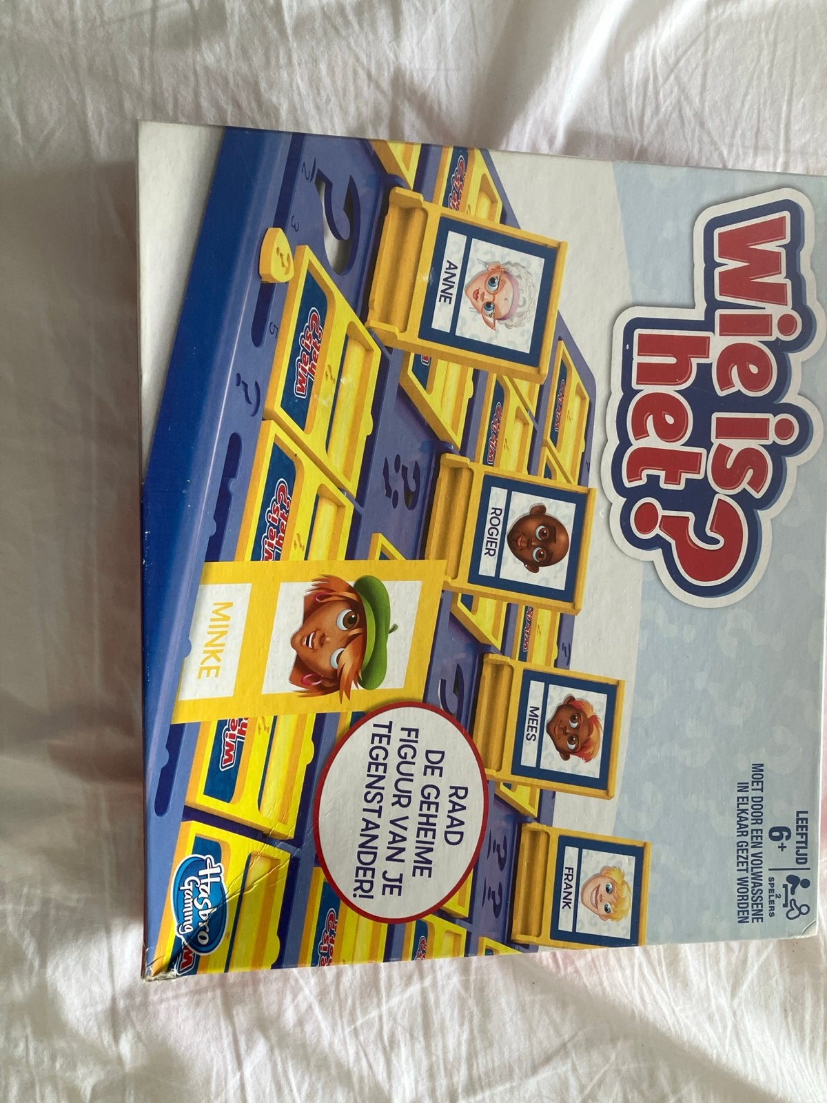 Wie is het? - Het klassieke raadspel van Hasbro, Een of twee spelers, Verzenden, Gebruikt