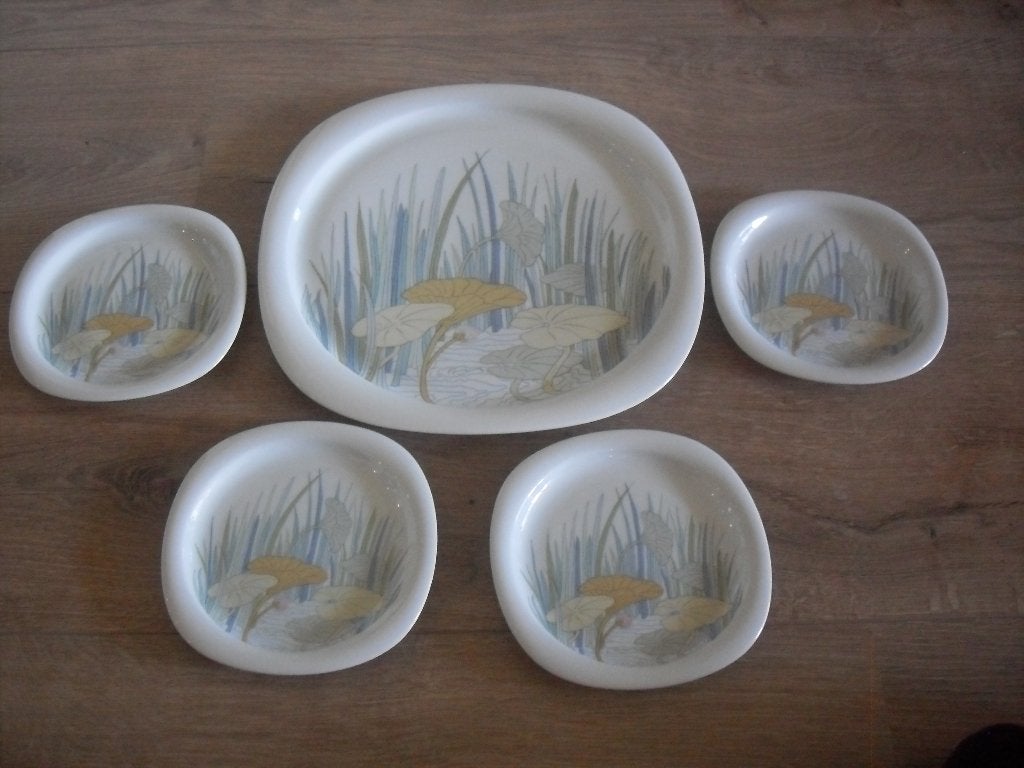 rosenthal studio linie setje 5 delig, Huis en Inrichting, Keuken | Servies, Ophalen of Verzenden, Zo goed als nieuw, Bord(en)