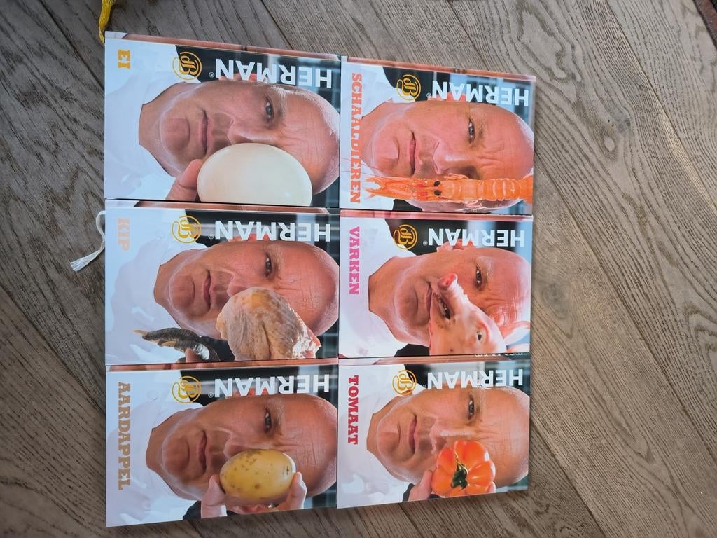 Set Herman den Blijker kookboeken (6 delen), Gelezen, Hoofdgerechten, Herman den Blijker, Ophalen of Verzenden