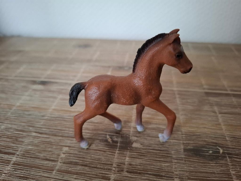 Schleich 13947 Oldenburger veulen paard, Ophalen of Verzenden, Zo goed als nieuw
