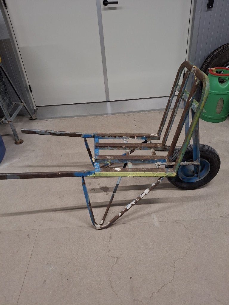 Steenkruiwagen, Ophalen, Gebruikt, Handmatig, Eenwielig