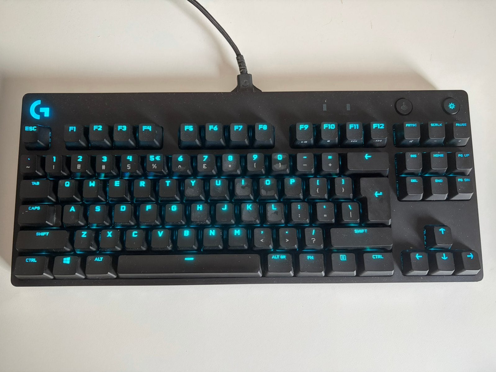 Mechanisch toetsenbord Logitech G PRO +G Pro Wireless Muis, Verzenden, Gebruikt, Logitech
