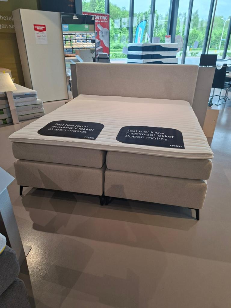 BEDDENREUS MAASTRICHT UITVERKOOP BOXSPRING TUNN, Ophalen, Luxe, 180 cm, Stof