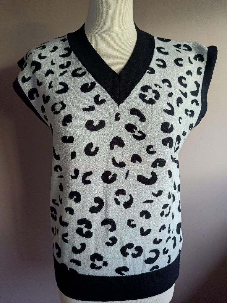 Nieuwe zachte stretch spencer print, maat M, Ophalen of Verzenden, Nieuw, Maat 38/40 (M)