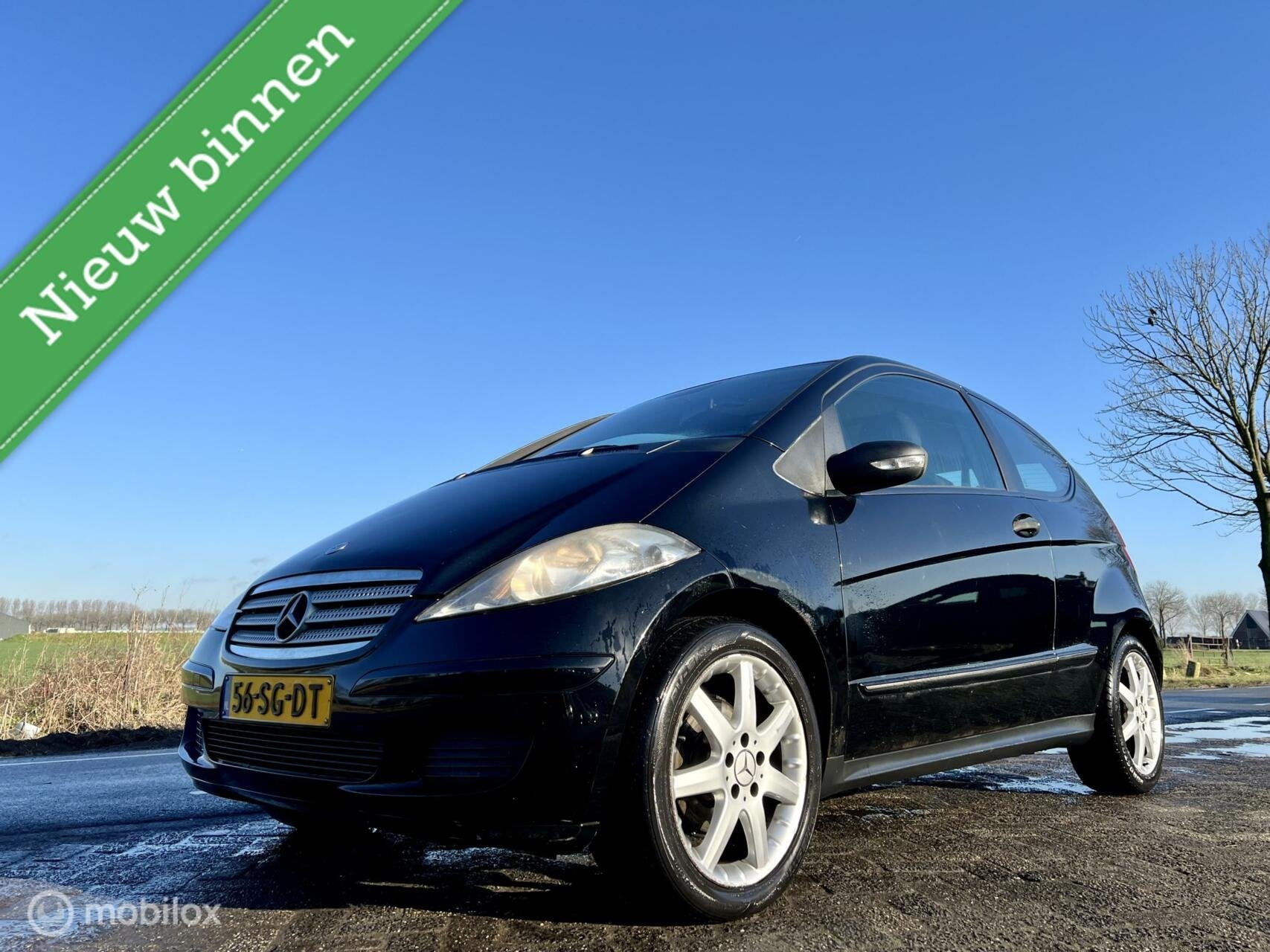 Mercedes A-klasse 150, BJ 2006, Airco, APK Jan 2027, NAP, Voorwielaandrijving, 15 km/l, 1095 kg, 400 kg