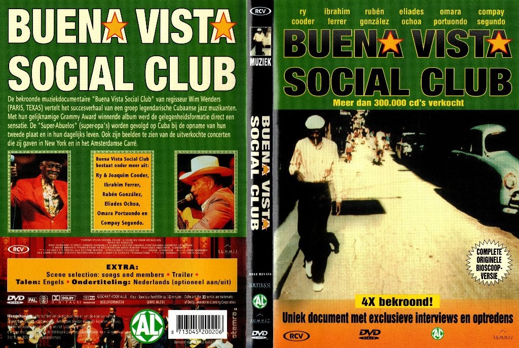 Buena vista social club, Alle leeftijden, Ophalen of Verzenden, Zo goed als nieuw, Documentaire