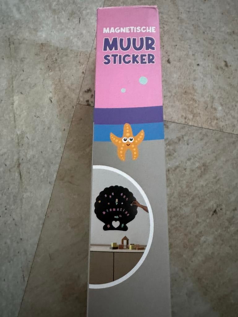 Magnetische Muursticker schelp nieuw!, Ophalen of Verzenden, Nieuw, Lamp