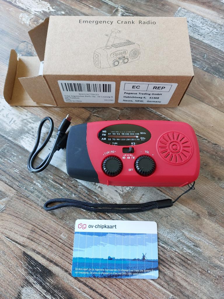 Noodradio NIEUW, Ophalen of Verzenden, Nieuw, Radio