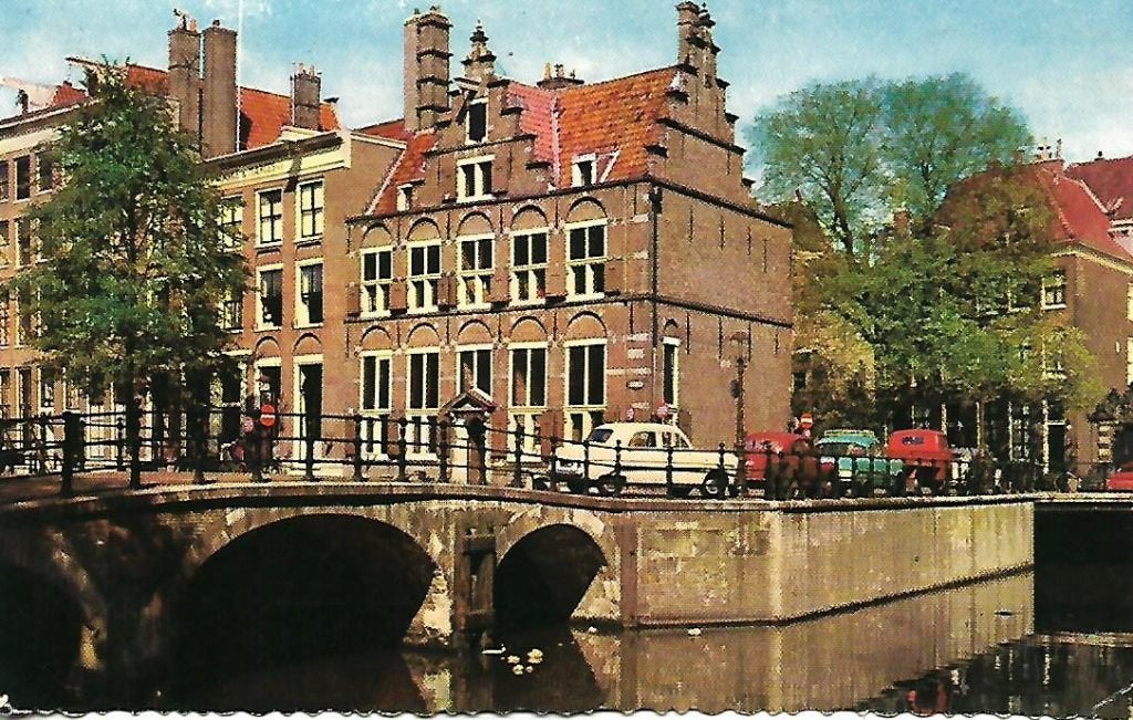 Amsterdam- -Huis aan de 3 grachten., Verzenden, 1960 tot 1980, Gelopen, Noord-Holland