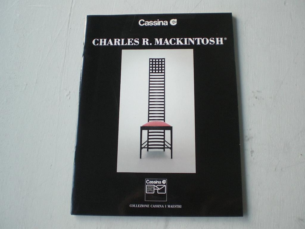 Catalogus Cassina Charles R. Mackintosh, Verzenden, Zo goed als nieuw, Architectuur algemeen