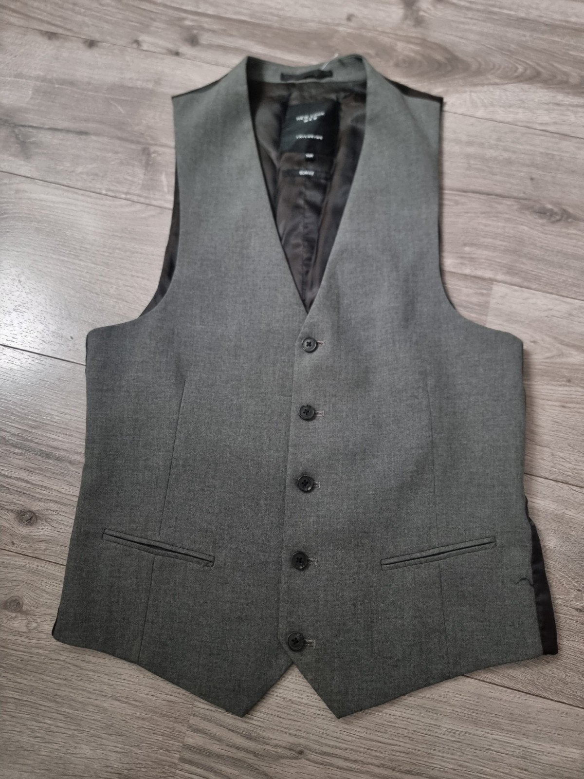 Grijs heren gilet New Look, maat 36 R, Nieuw (JM6), Ophalen of Verzenden, Nieuw, Grijs