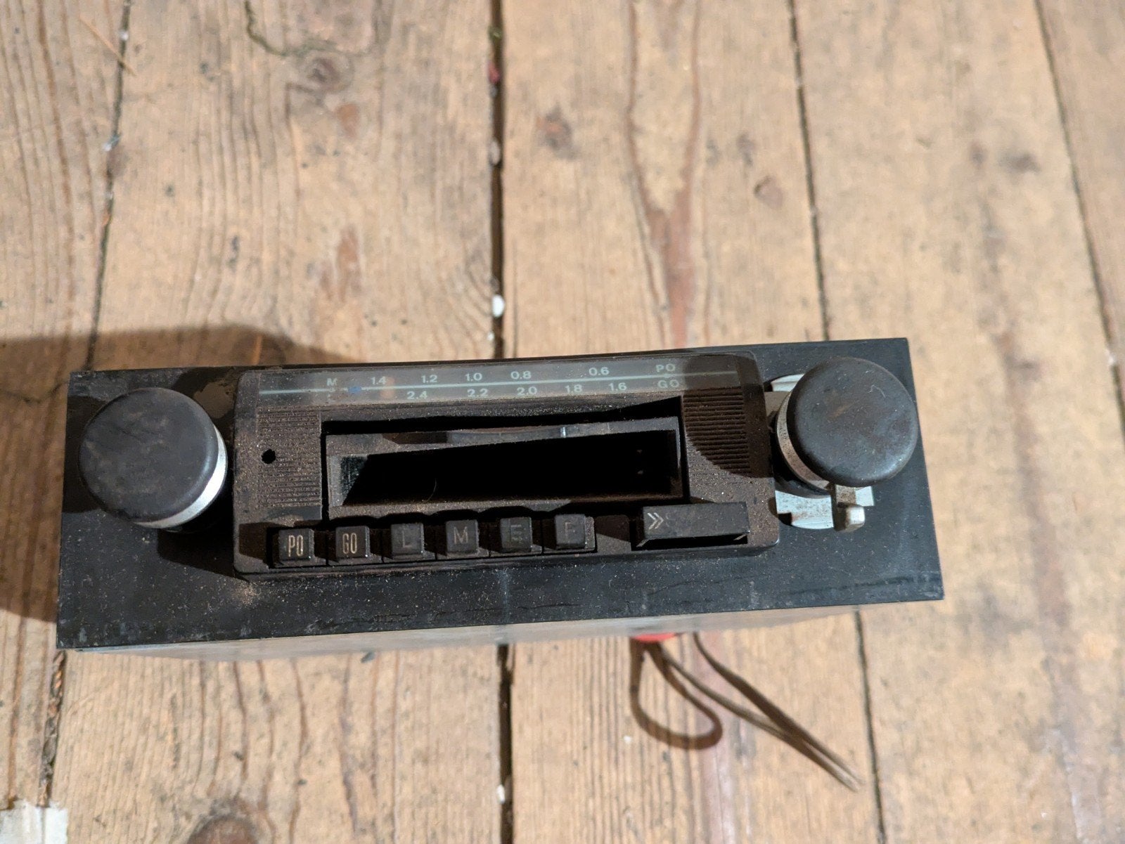 Autoradio Philips Cassette Vintage Radio Jaren 70, Auto diversen, Ophalen of Verzenden