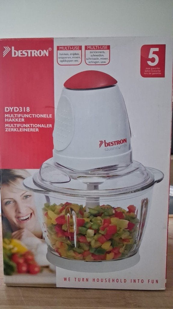 Bestron DYD318 Multifunctionele hakker, Overige typen, Kunststof, Nieuw, Ophalen of Verzenden