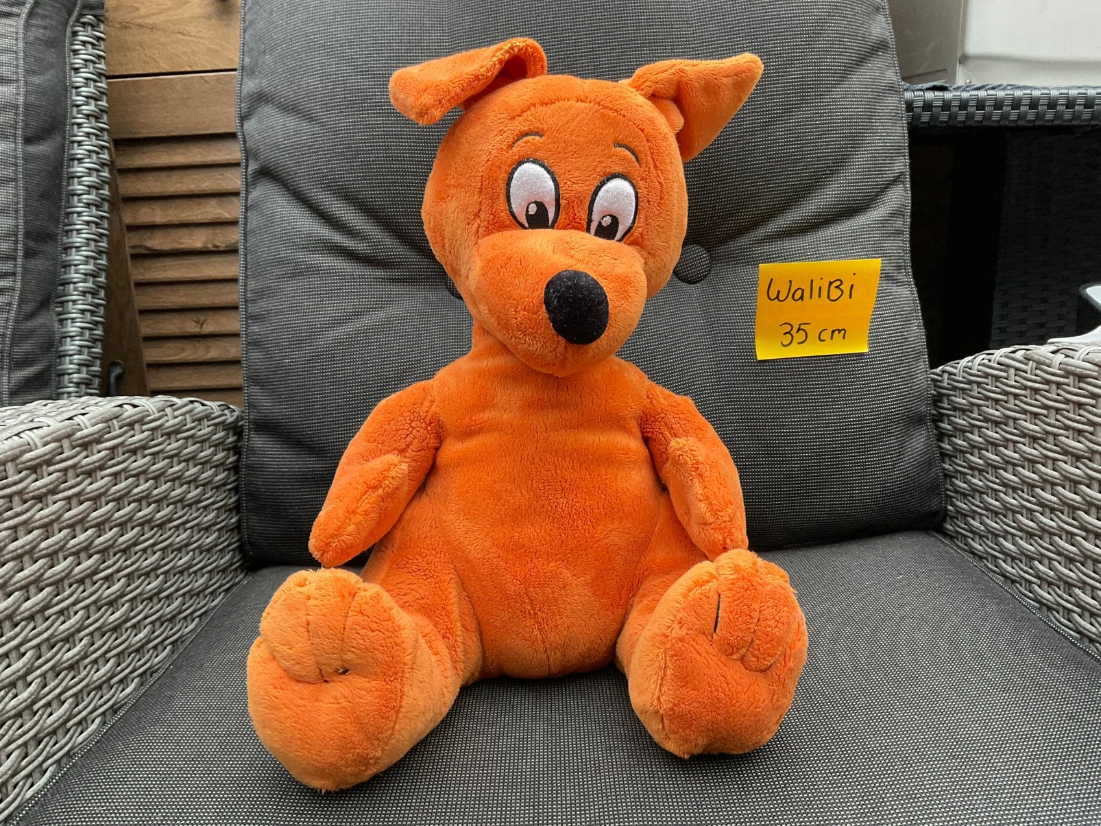Nieuwe zgan grote Walibi knuffel van pretpark Walibi 35cm, Verzamelen, Ophalen, Overige figuren, Zo goed als nieuw, Beeldje of Figuurtje