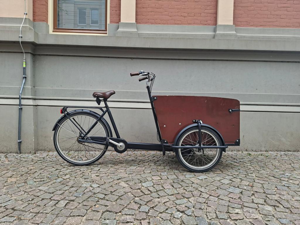 Stevige bakfiets met deur, ideaal voor hond of goederen, Fietsen en Brommers, Fietsen | Bakfietsen, Ophalen