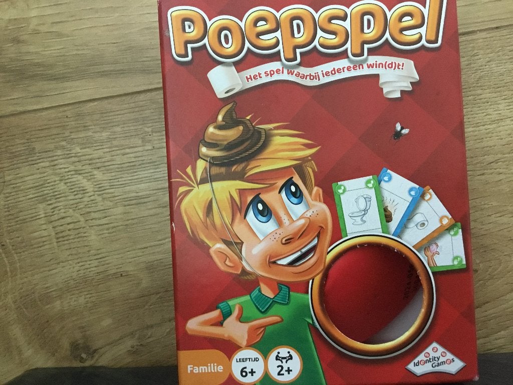 poep spel (prrft), Vijf spelers of meer, Ophalen, Zo goed als nieuw, Idententy Games