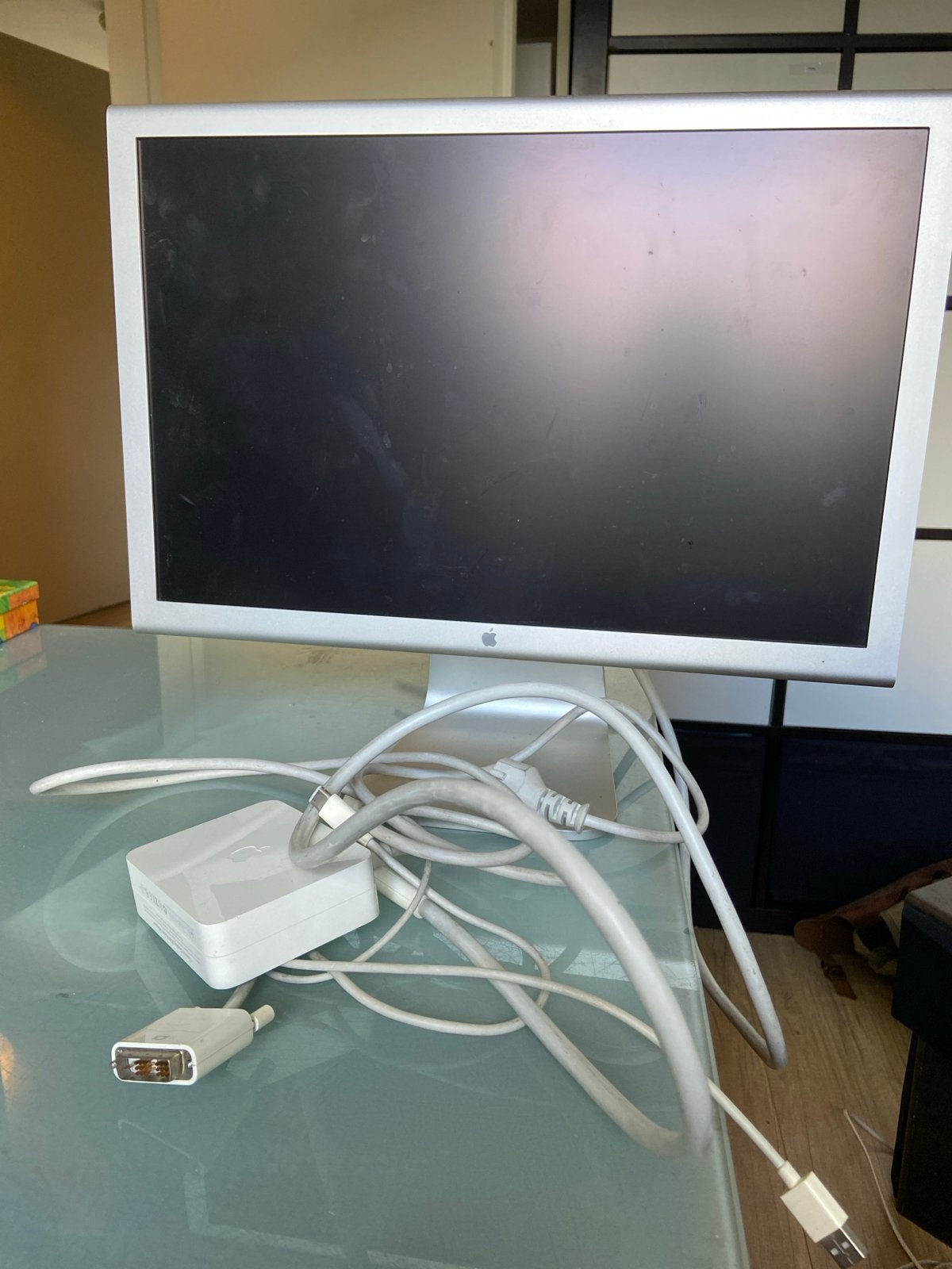 Apple Cinema Display 20 inch Aluminium, Computers en Software, Ophalen, Gebruikt, DVI