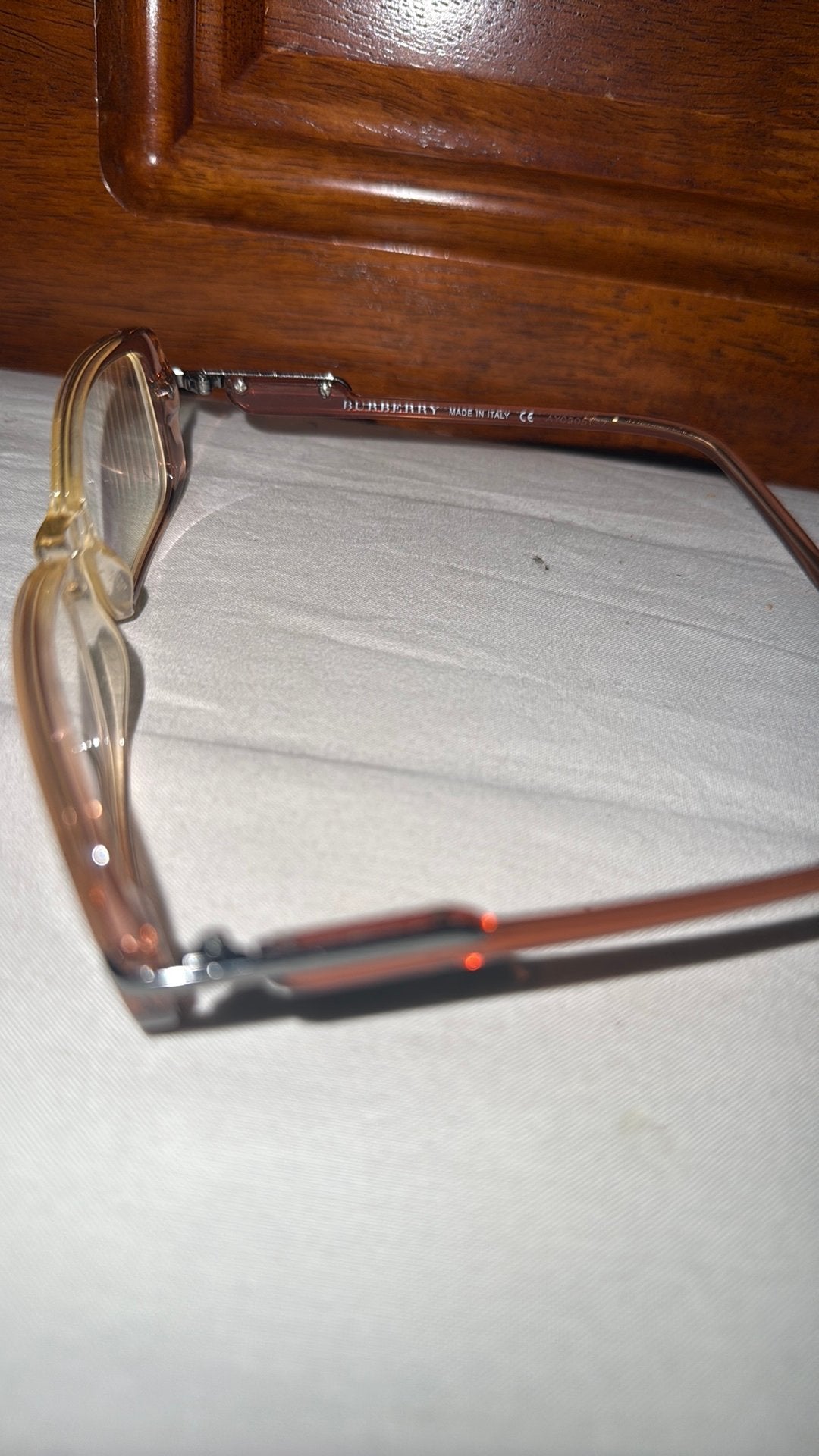 Vintage Burberry Eyeglass B 2010 3029 Made in Italy Half Rim, Watersport en Boten, Hengelsport | Vliegvissen, Ophalen of Verzenden