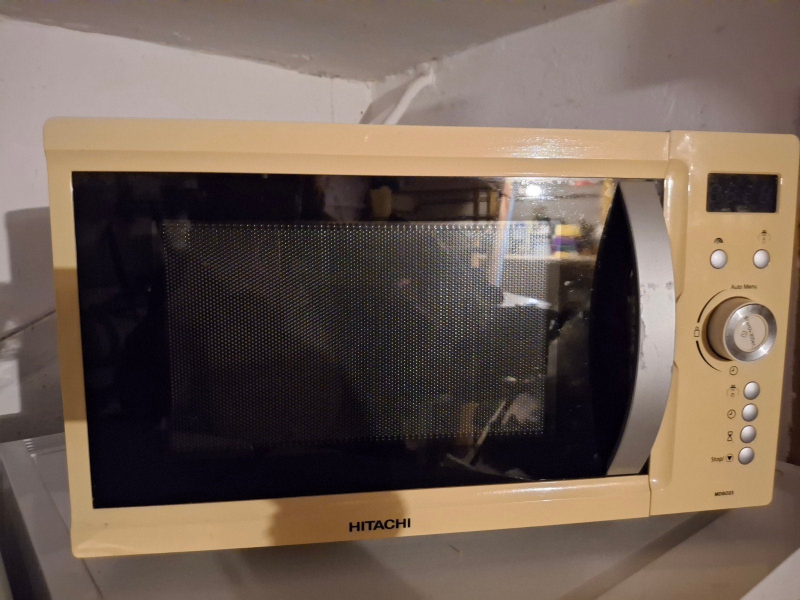 Hitachi magnetron breedte 48 cm, hoogte 26,5 cm, diepte 35 c, Ophalen, Gebruikt, 60 cm of meer, Magnetron