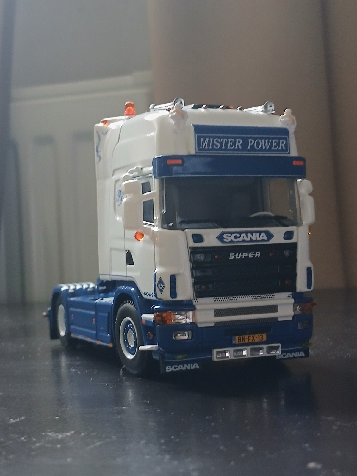 wsi mister power 1:50, Ophalen, Zo goed als nieuw, Bus of Vrachtwagen, Wsi