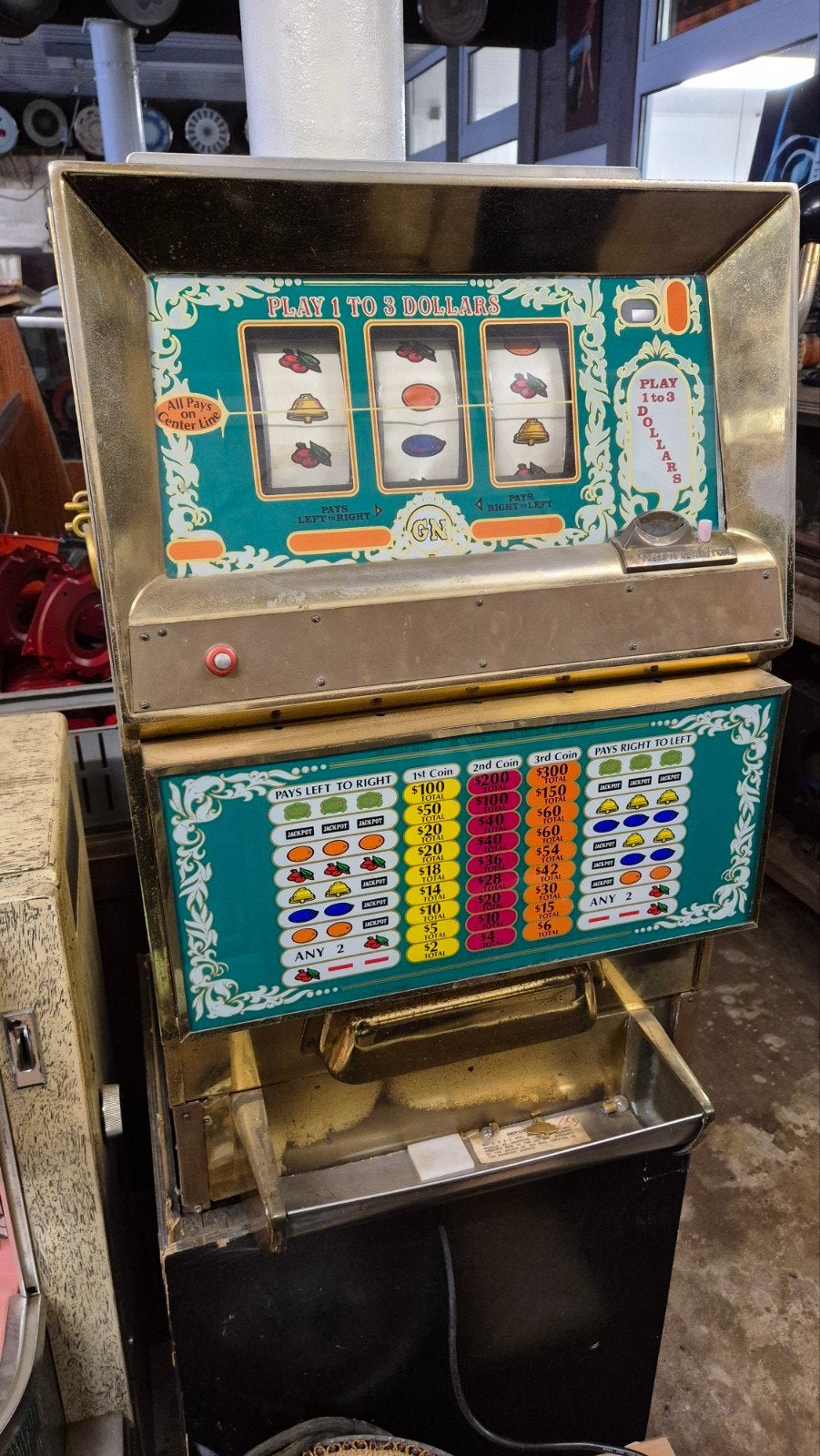 Vintage Bally Gokautomaat - Uniek Verzamelobject, Ophalen, Gebruikt