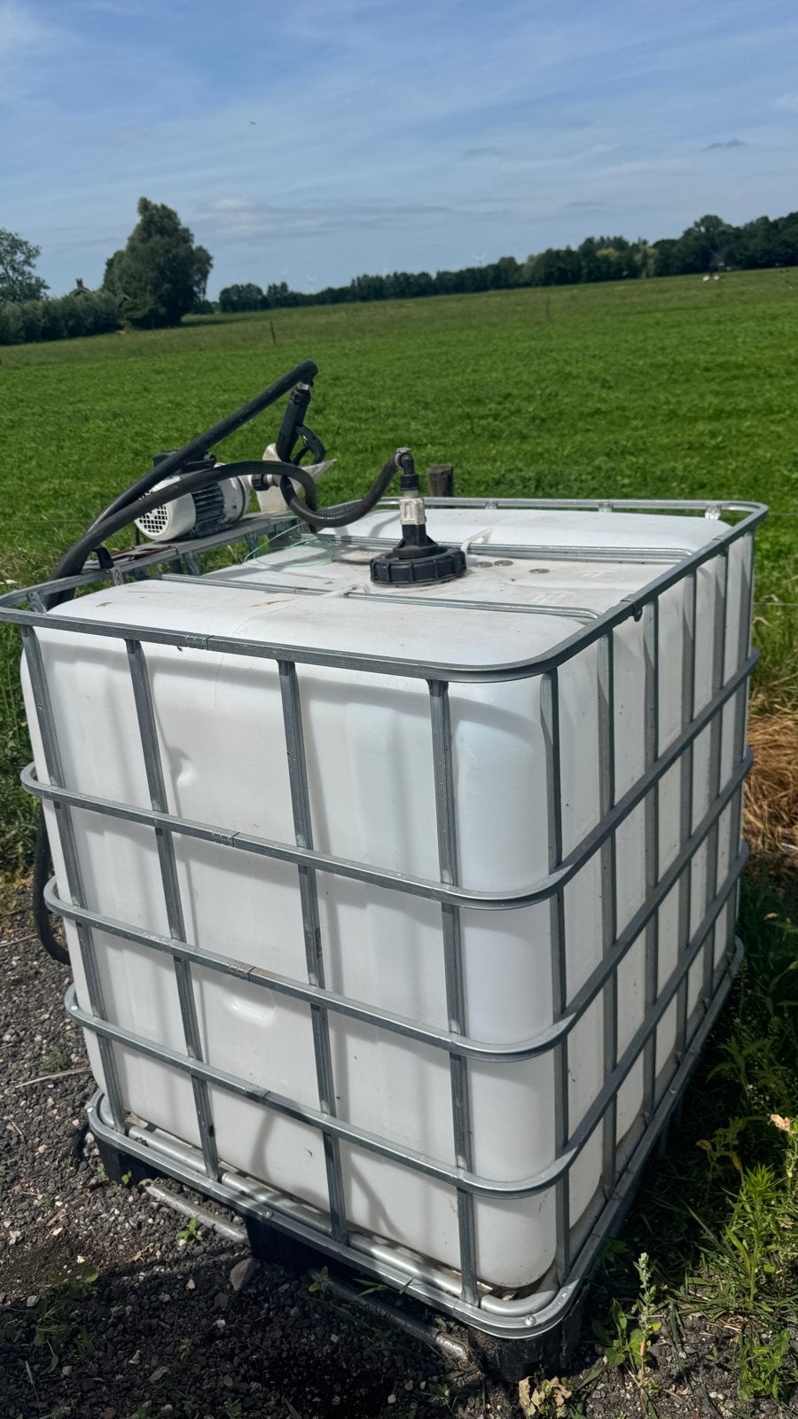 IBC-tank met PUSI pomp - 1000 liter, Zakelijke goederen, Ophalen of Verzenden