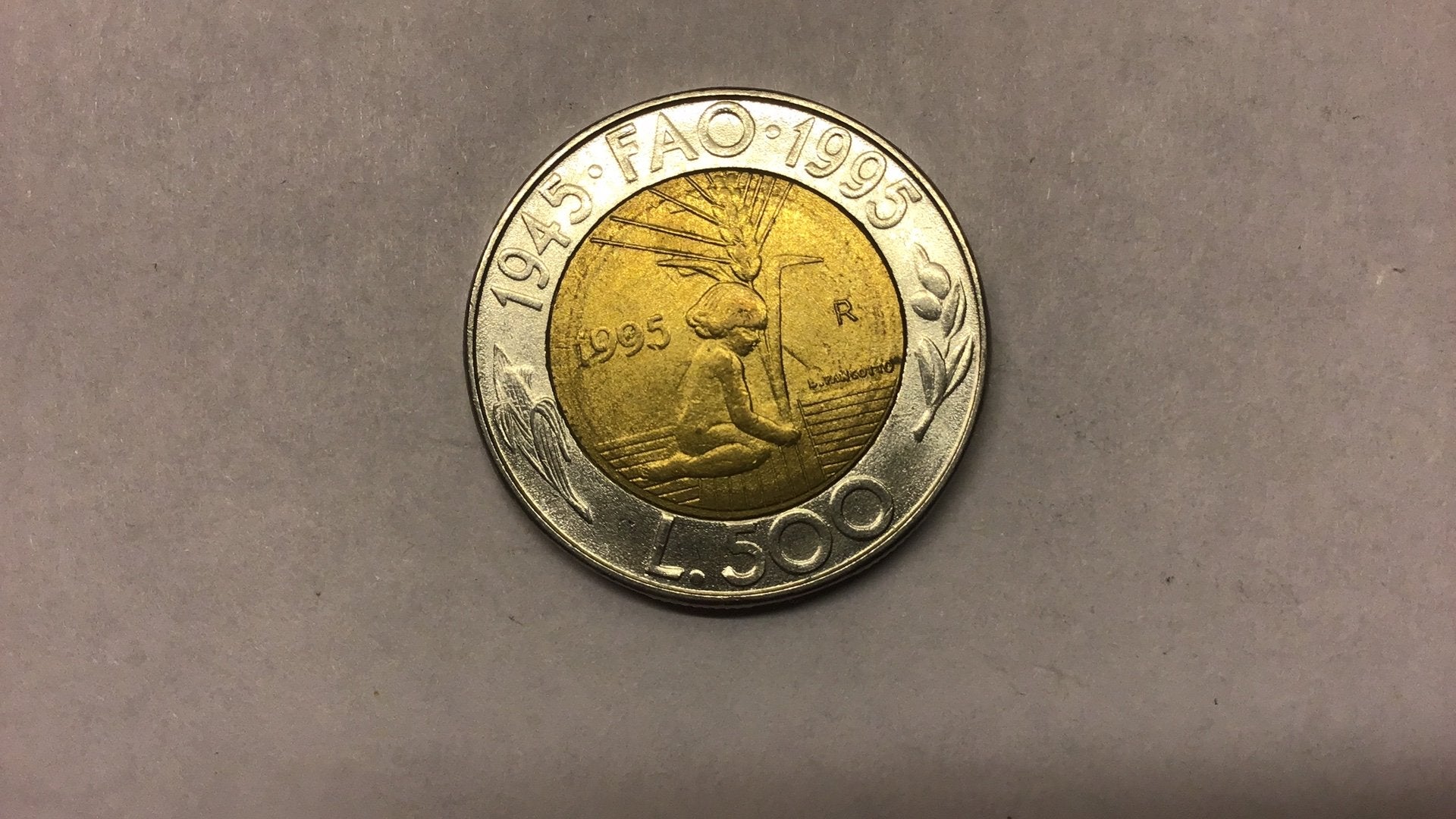 San Marino 500 lire 1995 fao., Ophalen of Verzenden