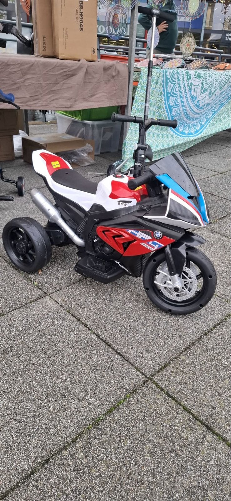 BMW HP4 Race accu-aangedreven trike voor kinderen, Ophalen, Zo goed als nieuw, Overige typen