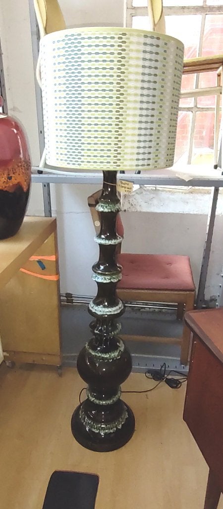 Large west German xxl lamp base sixties - mid century design, Ophalen, Gebruikt, -, Textiel