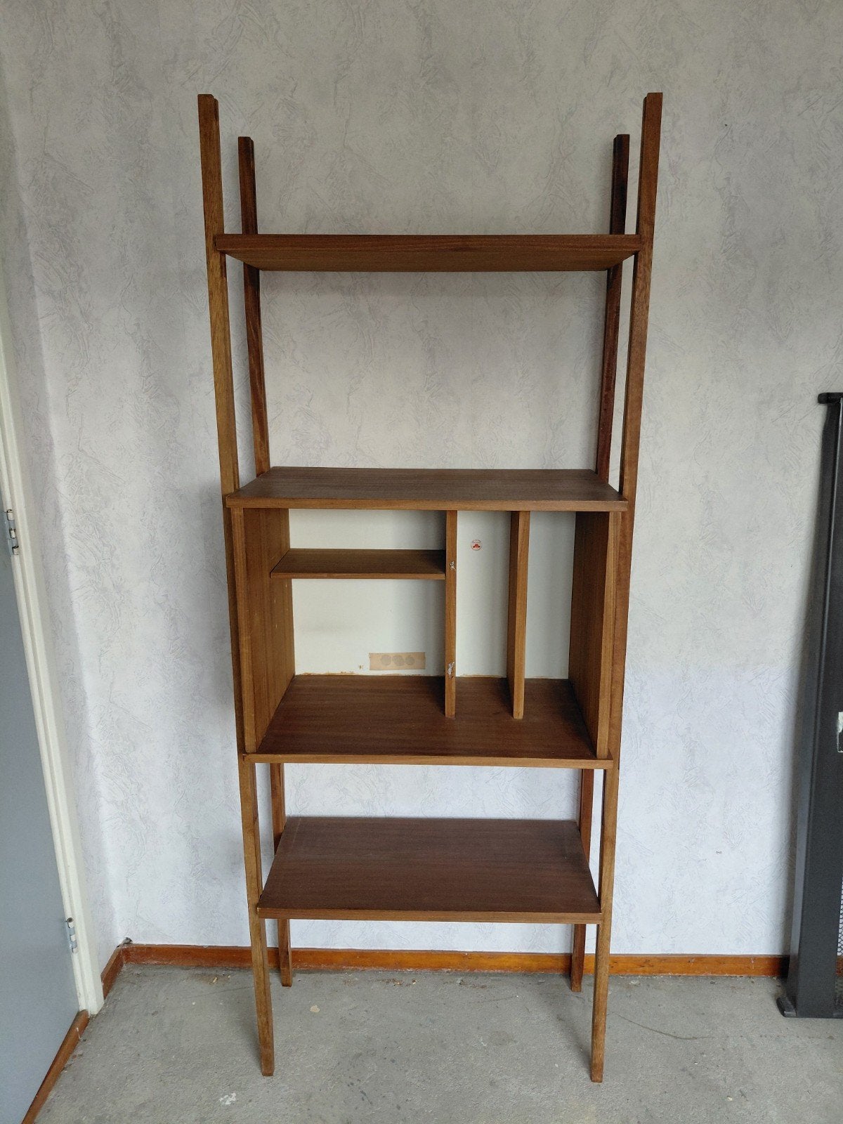 Vintage Scandinavisch Design Boekenkast/Wandmeubel, Antiek en Kunst, Ophalen of Verzenden