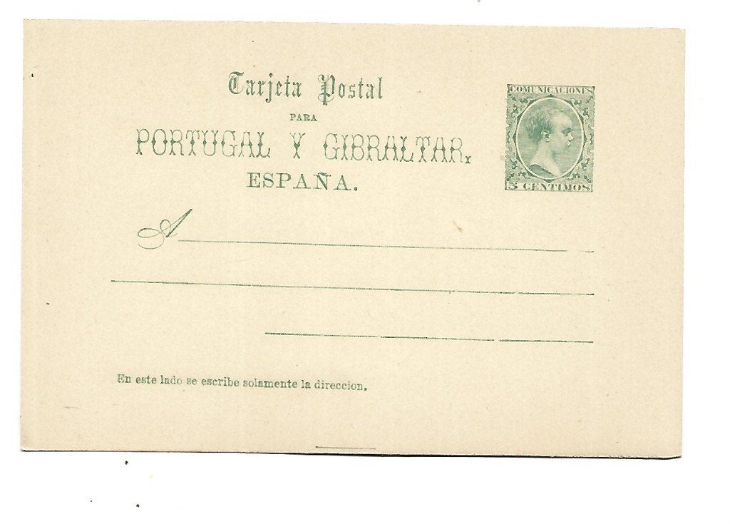 Spanje -31, Verzenden, Briefkaart