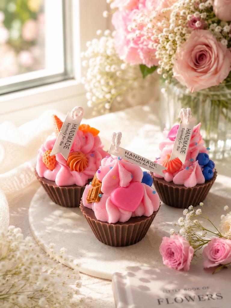 kaars cupcake, Overige materialen, Overige kleuren, Nieuw, Ophalen of Verzenden